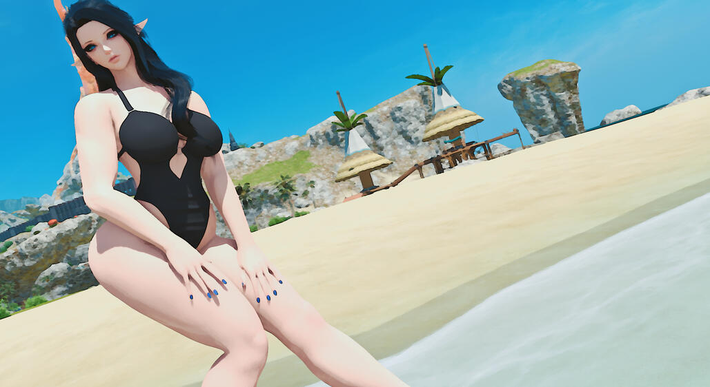 Beach Day with Painting Reshade